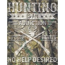 Hunting Cure. Tin Sign